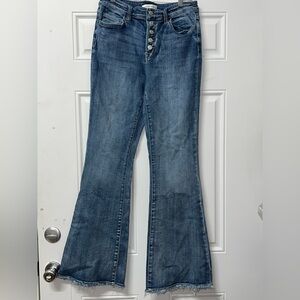 Flying Monkey Flare Button Fly Jeans size 11/30